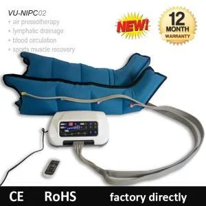 Machine à pompe de lymphedema à compression d'air avec des rouleaux pour les jambes Factory Directly Wholesale Brand Personnaliser