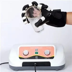 Gant robotique pour assistant d'exercice de récupération des doigts de la paume pour le patient d'AVC Gant Robot d'exercice de récupération des mains et des doigts